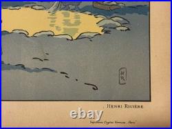 Henri Rivière lithographie bretonne bretagne marine Rivière Perros Guirec 1898