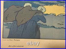 Henri Rivière lithographie bretonne bretagne marine Rivière Perros Guirec 1898