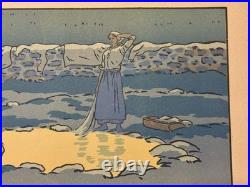 Henri Rivière lithographie bretonne bretagne marine Rivière Perros Guirec 1898