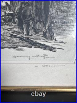 Henry CHEFFER Gravure à l'eau-forte SIGNEE et numérotée Henry CHEFFER Gravure à l'eau-forte SIGNEE et numérotée