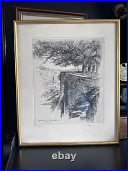 Henry CHEFFER Gravure à l'eau-forte SIGNEE et numérotée Henry CHEFFER Gravure à l'eau-forte SIGNEE et numérotée