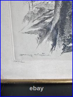 Henry CHEFFER Gravure à l'eau-forte SIGNEE et numérotée Henry CHEFFER Gravure à l'eau-forte SIGNEE et numérotée