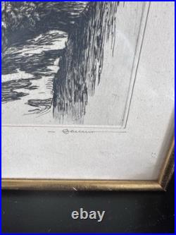 Henry CHEFFER Gravure à l'eau-forte SIGNEE et numérotée Henry CHEFFER Gravure à l'eau-forte SIGNEE et numérotée
