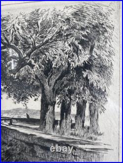 Henry CHEFFER Gravure à l'eau-forte SIGNEE et numérotée Henry CHEFFER Gravure à l'eau-forte SIGNEE et numérotée