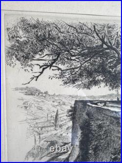 Henry CHEFFER Gravure à l'eau-forte SIGNEE et numérotée Henry CHEFFER Gravure à l'eau-forte SIGNEE et numérotée