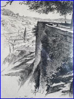 Henry CHEFFER Gravure à l'eau-forte SIGNEE et numérotée Henry CHEFFER Gravure à l'eau-forte SIGNEE et numérotée