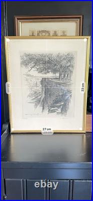 Henry CHEFFER Gravure à l'eau-forte SIGNEE et numérotée Henry CHEFFER Gravure à l'eau-forte SIGNEE et numérotée