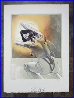 Heriberto Cogollo Columbien 1945 Surrealistische Composition Lithographie Nu Heriberto Cogollo Columbien 1945 Surrealistische Composition Lithographie Nu
