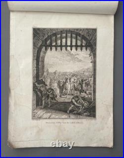 Histoire romaine, recueil de 17 gravures, gravure anciennes, XVIIIe