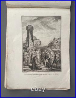 Histoire romaine, recueil de 17 gravures, gravure anciennes, XVIIIe