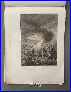 Histoire romaine, recueil de 17 gravures, gravure anciennes, XVIIIe