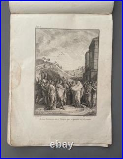 Histoire romaine, recueil de 17 gravures, gravure anciennes, XVIIIe