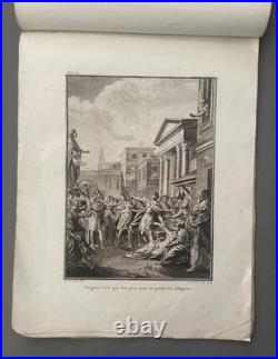 Histoire romaine, recueil de 17 gravures, gravure anciennes, XVIIIe
