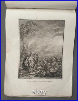 Histoire romaine, recueil de 17 gravures, gravure anciennes, XVIIIe