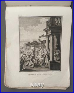 Histoire romaine, recueil de 17 gravures, gravure anciennes, XVIIIe