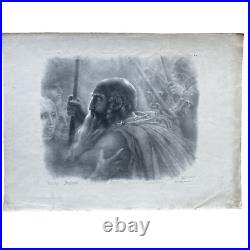 Hoche Joubert Lithographie De Aubry Lecomte D'après Girodet Trioson Hoche Joubert Lithographie De Aubry Lecomte D'après Girodet Trioson