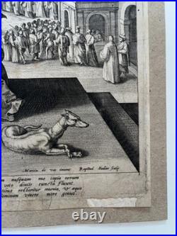 Honor GRAVURE Raphael Sadeler MAARTEN DE VOS 1591