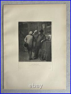 Honoré Daumier gravure lithographie Les Amateurs D'art Et D'estampes Honoré Daumier gravure lithographie Les Amateurs D'art Et D'estampes