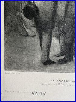 Honoré Daumier gravure lithographie Les Amateurs D'art Et D'estampes Honoré Daumier gravure lithographie Les Amateurs D'art Et D'estampes