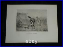 Horace Vernet Ensemble de 9 lithographies originales Guerre 1810/30