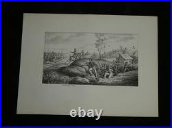 Horace Vernet Ensemble de 9 lithographies originales Guerre 1810/30