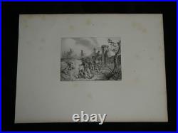 Horace Vernet Ensemble de 9 lithographies originales Guerre 1810/30