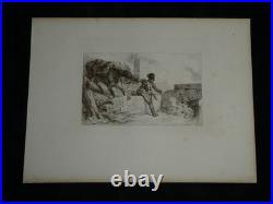 Horace Vernet Ensemble de 9 lithographies originales Guerre 1810/30