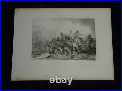 Horace Vernet Ensemble de 9 lithographies originales Guerre 1810/30