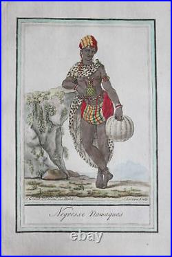 Hottentots Afrique Australe 6 Gravures Couleurs 1796 Grasset Saint Sauveur