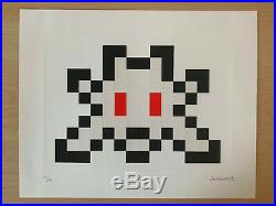 INVADER Full Little Big Space / Signed and numbered embossed lithograph print
