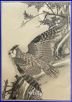 Imao KEINEN 1845-1924 Japon estampe japonaise oiseaux 1892 sc Tanaka Jirokichi