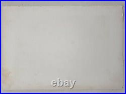 Inde Vintage Lithographie Headman De The Village'Holding' His Court 9in x 6.2