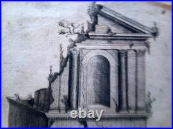 Ioannis Orlandi (-1640) Monumentum Q. Veranni dans In Via Appia gravure 1600