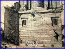 Ioannis Orlandi (-1640) Monumentum Q. Veranni dans In Via Appia gravure 1600
