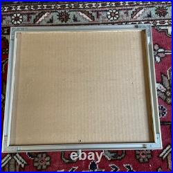 JOAN MIRO Lithographie Tracé Sur L'eau Encadrée Provenance Lucien CLERGUE