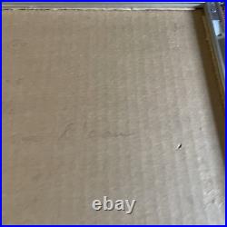 JOAN MIRO Lithographie Tracé Sur L'eau Encadrée Provenance Lucien CLERGUE