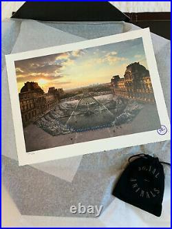 JR au Louvre 29 mars 18h08 / Signed and numbered Lithograph print Edition /250