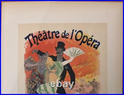 JULES CHÉRET Théâtre de l'Opéra, Lithographie originale signée 1896