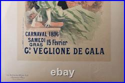 JULES CHÉRET Théâtre de l'Opéra, Lithographie originale signée 1896