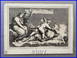 Jacob Matham, Eros triomphant de Pan, gravure, XVIIe
