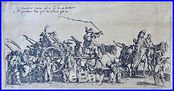 Jacques CALLOT (1592-1635). Les Bohémiens. Suite Complète des 4 planches