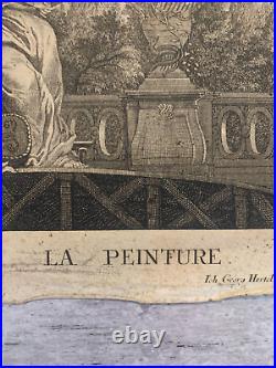 Jakob WANGNER (1703-1781) D'ap Jacques DE LAJOUE La Peinture Symbolisme Ange