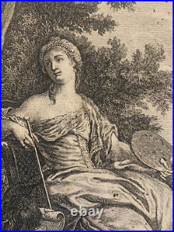 Jakob WANGNER (1703-1781) D'ap Jacques DE LAJOUE La Peinture Symbolisme Ange