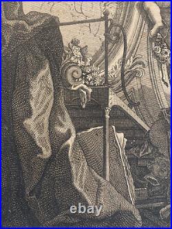 Jakob WANGNER (1703-1781) D'ap Jacques DE LAJOUE La Peinture Symbolisme Ange