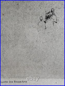 James Mc Neill Whistler Gravure Eau Forte Etching Alderney Street Rue a Londres