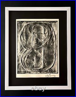 Jasper Johns + Signée Vintage Imprimé + Neuf Cadre + Acheter It Actuellement