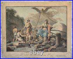 Jean-Baptiste CHAPUY (1760-1802) D'ap Le Barbier Antique Libération des esclaves