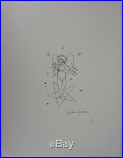 Jean MARAIS L'ange à l'étoile, Lithographie signée