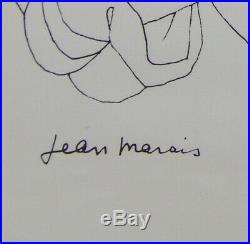 Jean Marais 1913-1998. Pie De Noël. Grande & Rare Lithographie Numérotée 33/50