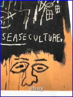 Jean Michel Basquiat Lithographie Off Set CM 50x70 Avec Certificat De Authentic